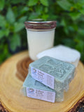 Blue Tansy Tallow Lotion Bar | Calming Solid Moisturizer for Sensitive Skin