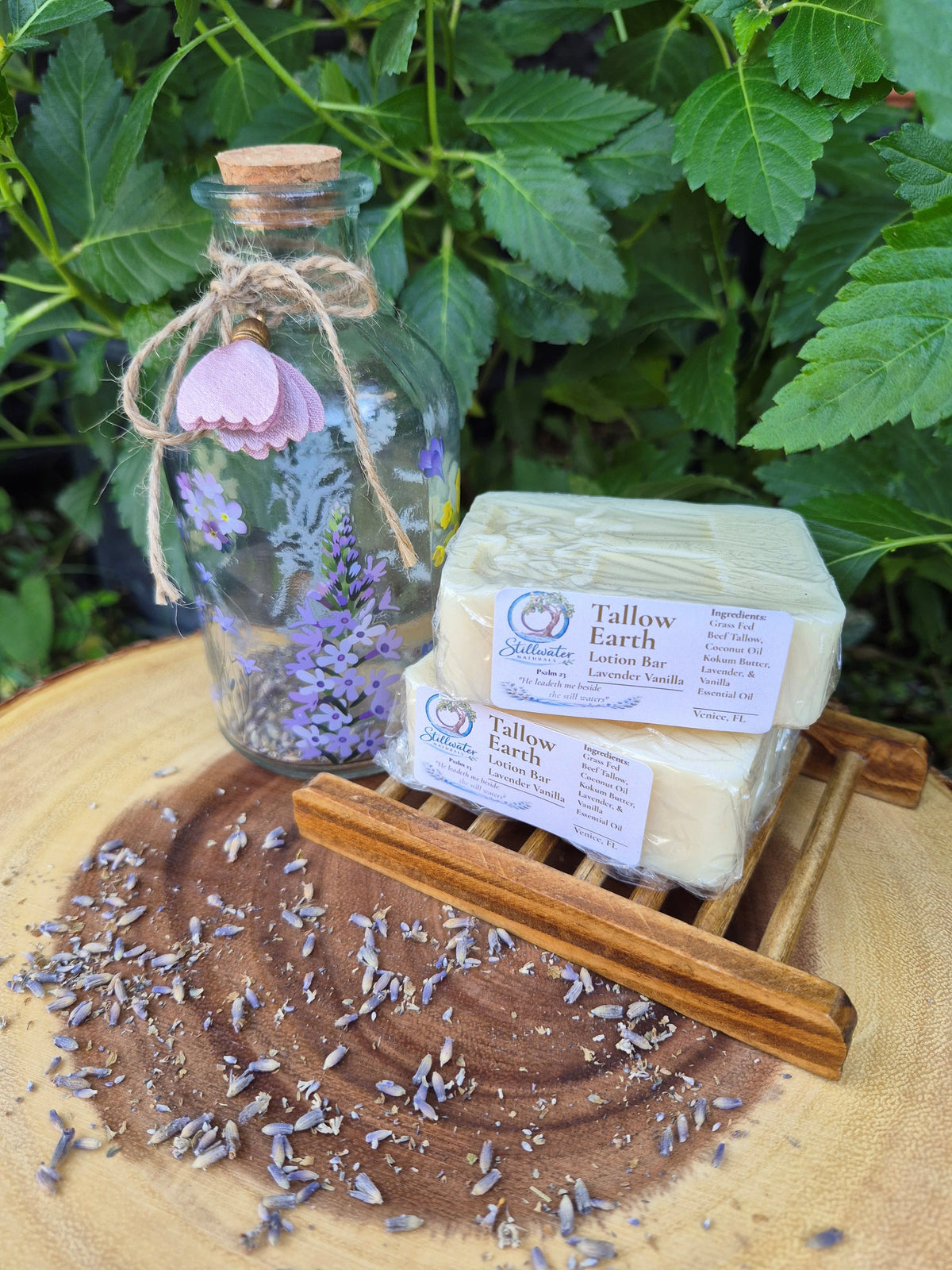 Tallow Lotion Bar by Stillwater Naturals — natural solid moisturizer bar available in various scents
