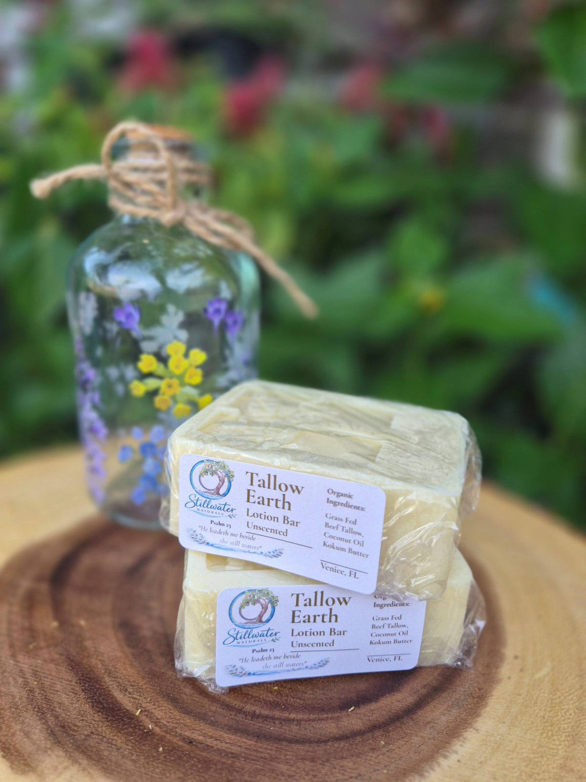 Tallow Lotion Bar by Stillwater Naturals — natural solid moisturizer bar available in various scents
